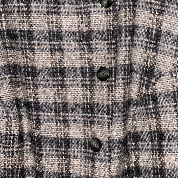 Vintage virgin wool‎ Pendleton blazer - Black & Gray & Brown Wool size 16 - Picture 3 of 3